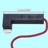 Microwave Fuse 700mA 220V 5.2x1.1cm/2.05x0.43in Ceramic Tube Fuses 20A 250V For Microwave Oven