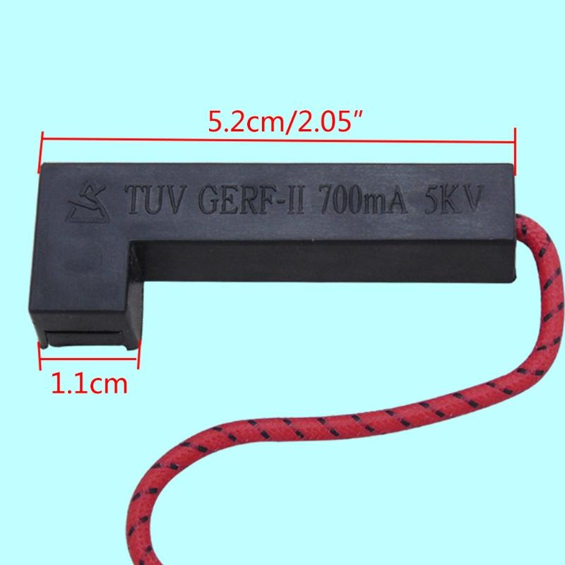 Microwave Fuse 700mA 220V 5.2x1.1cm/2.05x0.43in Ceramic Tube Fuses 20A 250V For Microwave Oven