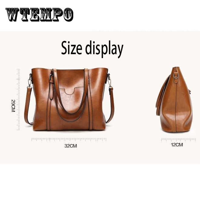 

Европейский и американский стиль Плечевая сумочка Модная дикая женская сумка Кожаная сумка Большая емкость