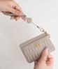 Altro Rose Gray Pass Card Commuter IC Card Perfect for and Includes Reel and Cute Quilted Rosia Synthetic Muted Beautiful Quilted Product Case,