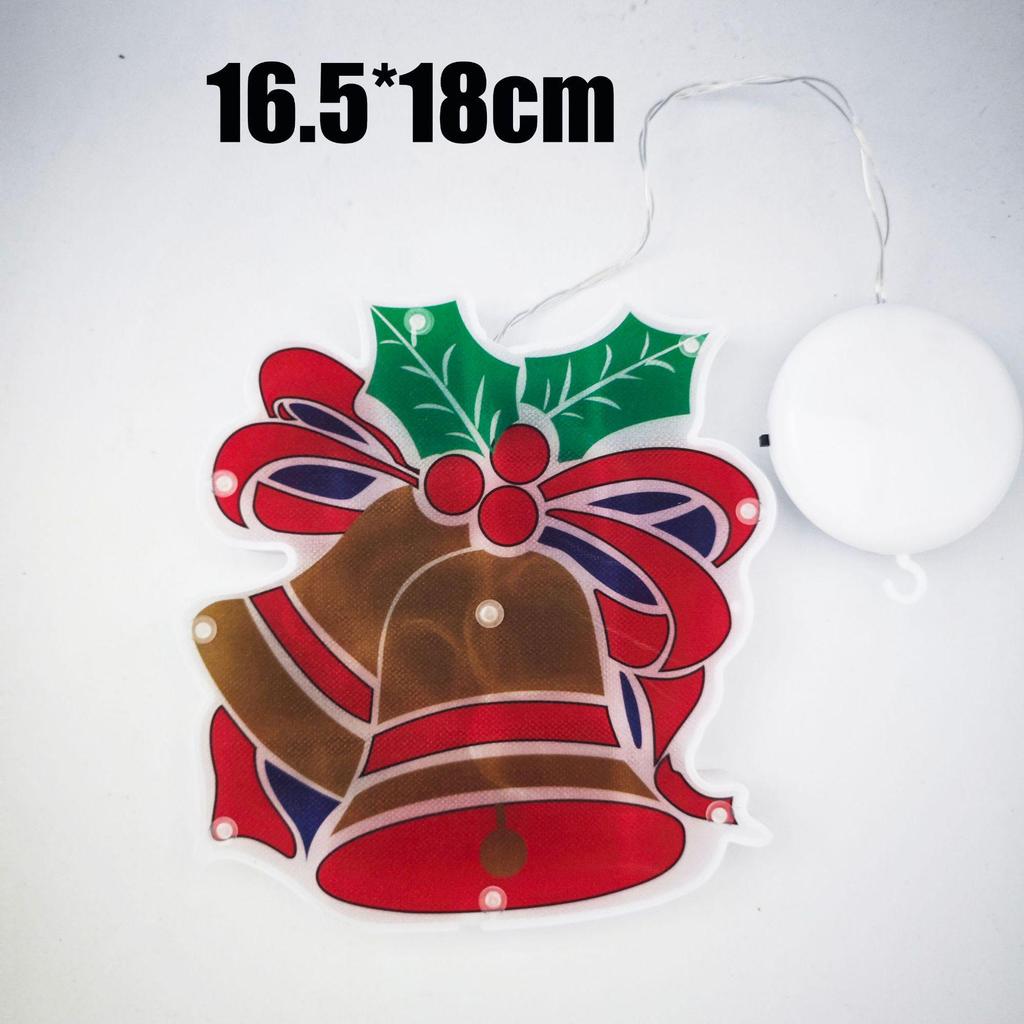 LED Christmas Suction Cup Window String Lights - Indoor Decorative Hanging Lights for Holiday Display