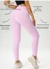 Peach Butt-Lifting High-Waisted Yoga Pants for Running, Pilates, and Fitness
