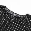 YYFS Women's Fashion Casual Spring Autumn Polka Dot Print Long Sleeve O-Neck Blouses & Shirts