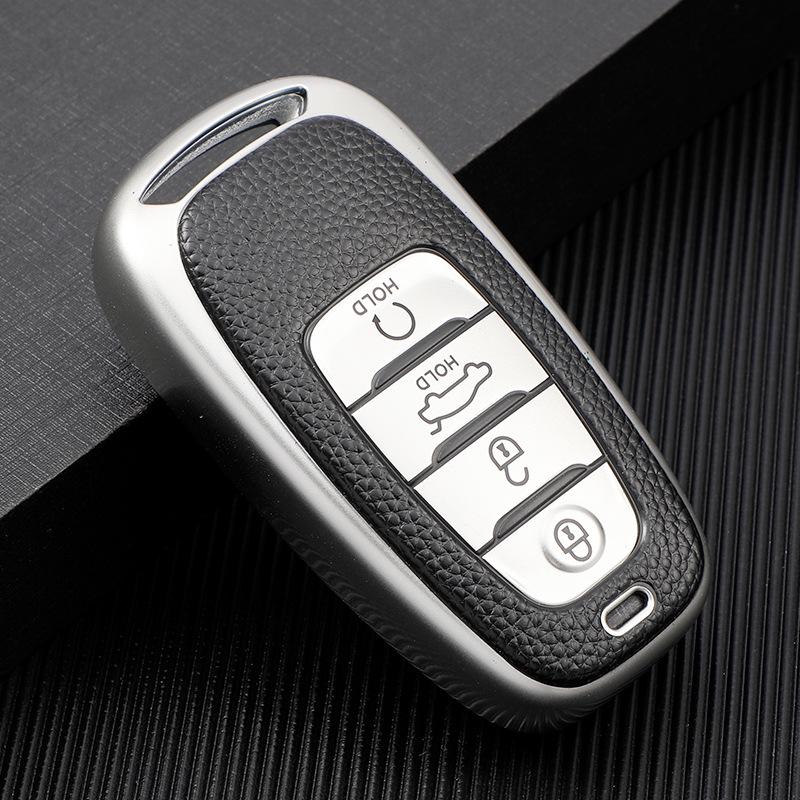 Car Key Case: Compatible with Hongqi H5, H9, E-HS9, H7, E-QM5 & HS5 Models
