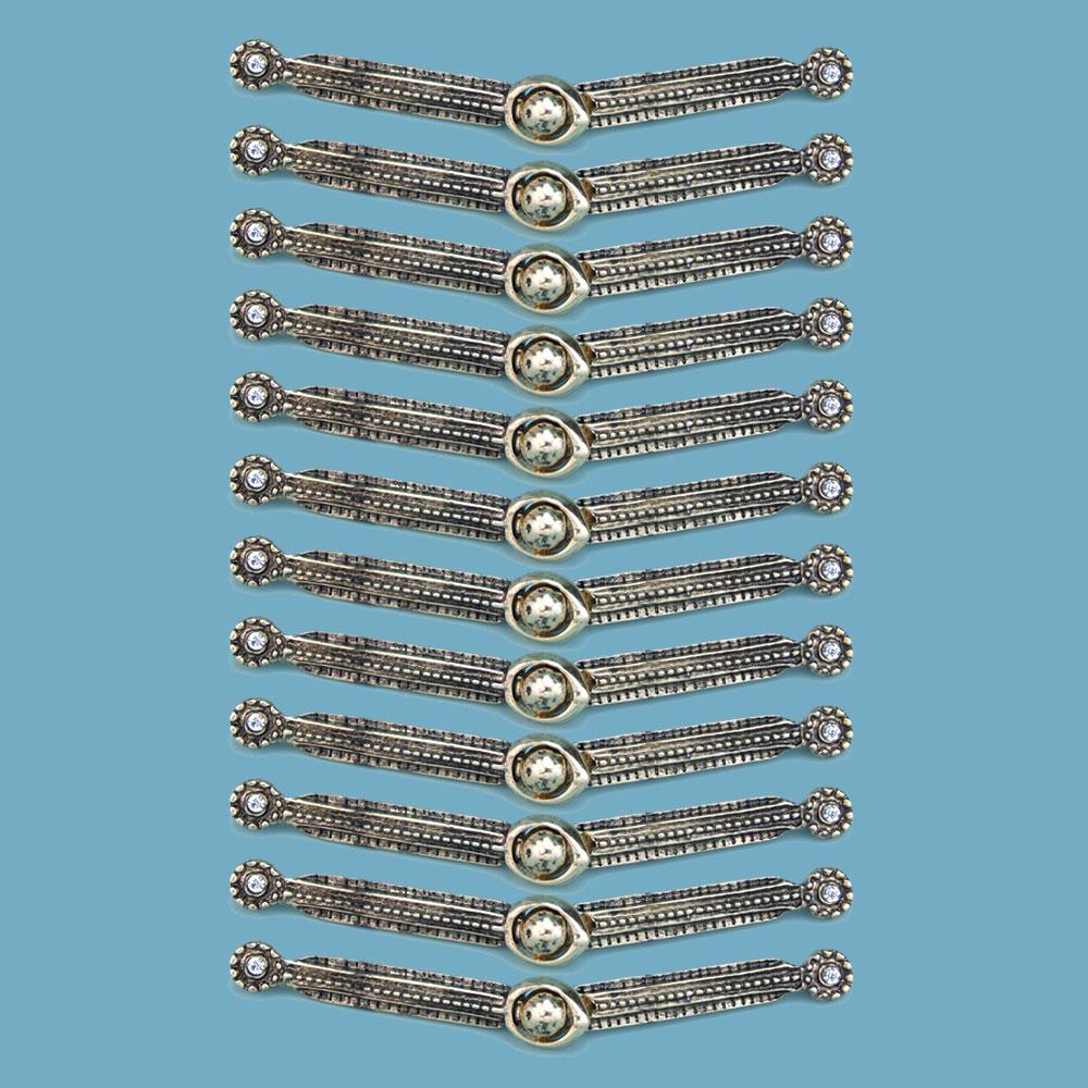 

Slavic Caucasus Breastplate Women Metal Buckle Gold Silver Color Crystal Dress Catch Body Jewelry Wedding Dress Accessories