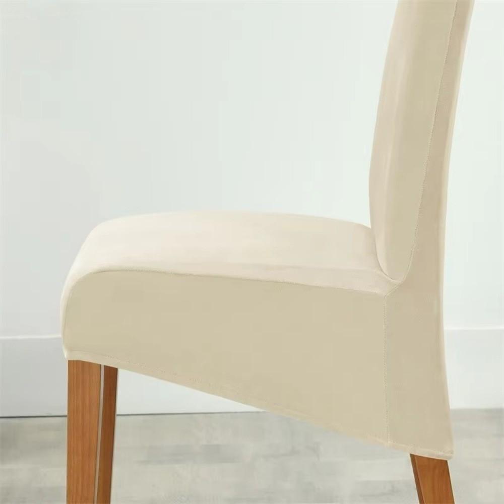 Dining Room Chair Covers Stretch Spandex Thin Style Chair Cover XL Size Wedding Seat Slipcover for Banquet Office Home