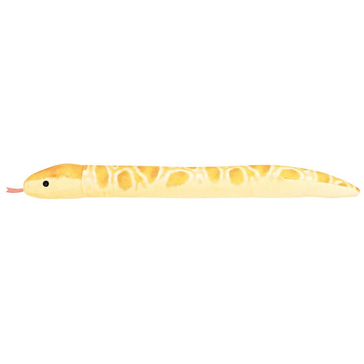 

Plush Snake Kamio Japan Pencil Case Stationery Cute Goods Mail Order [Pen Case] Pouch/Yellow Back-to-School