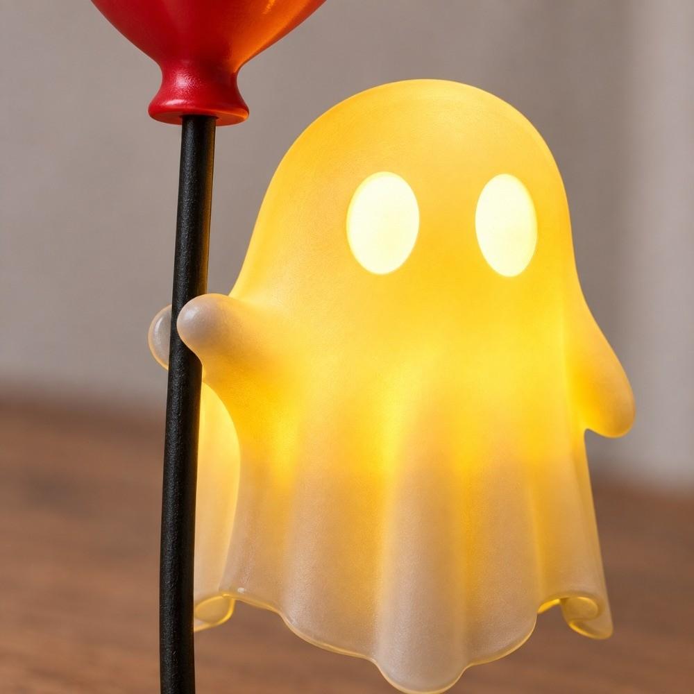 Halloween Vibe Spooky Ghost Night Light Courtyard Ornament LED Night Light party