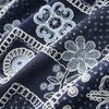 High-Quality Retro French Sequin Embroidered Denim Skirt—Slim Fit Fashion for Women