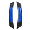 2Pcs Car Wheel Eyebrow Reflective Sticker Carbon Fiber Anti-collision Strip Anti-scratch Warning Protection Strips Car Accessory