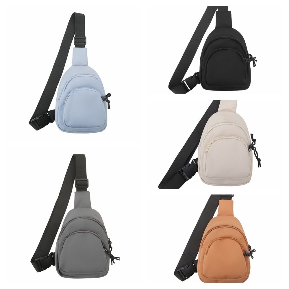Nylon Men Crossbody Bag Mini Shoulder Bag Personalized Sports Chest Bag Phone Bag
