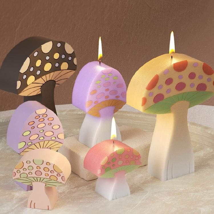 Practical Silicone Mold for Crafting Mushroom Resin Jewelry and Home Sculpture