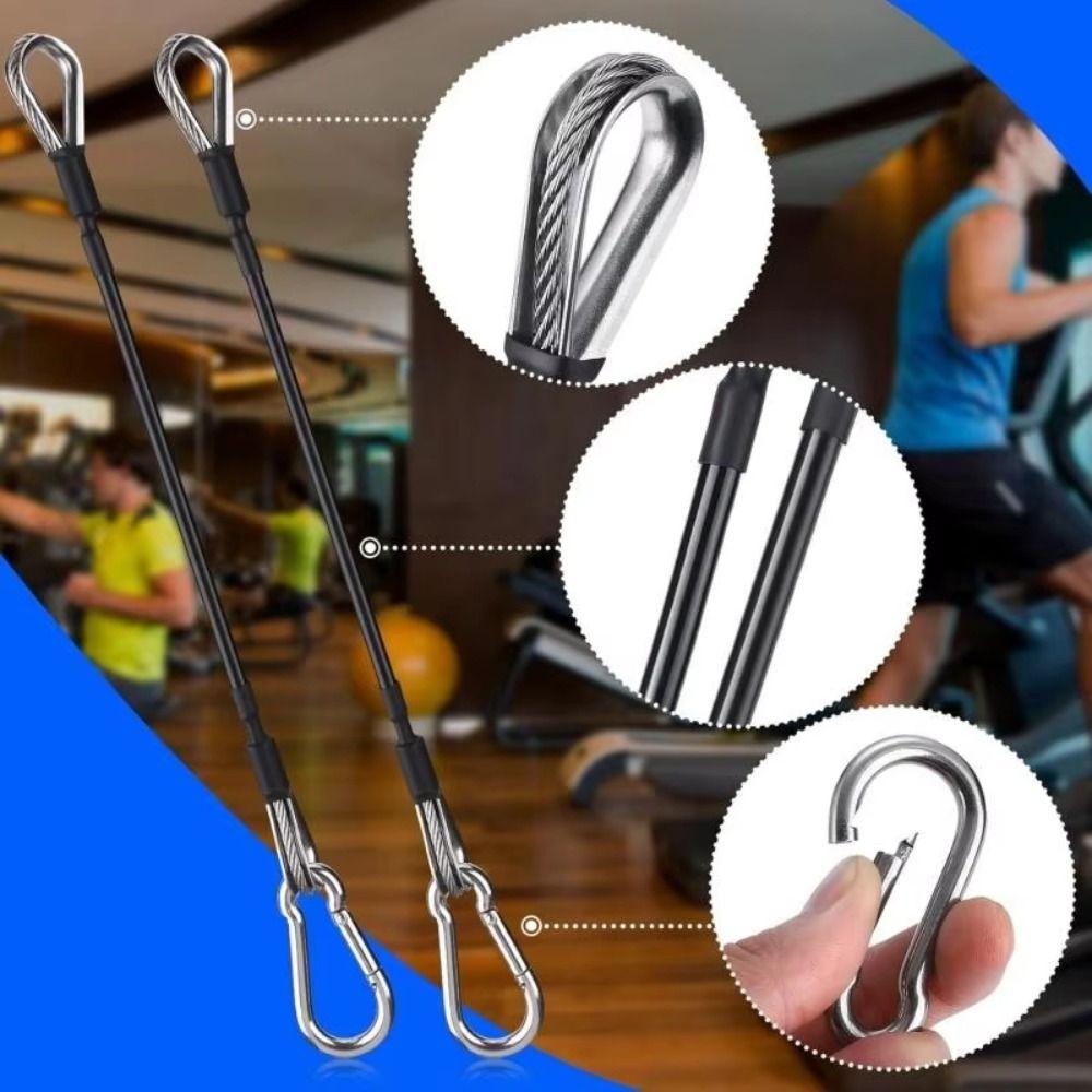 Tricep Pull Down Gym Cable Extension Stainless Steal Pulley Workout Cable  Leg Extensions Machine