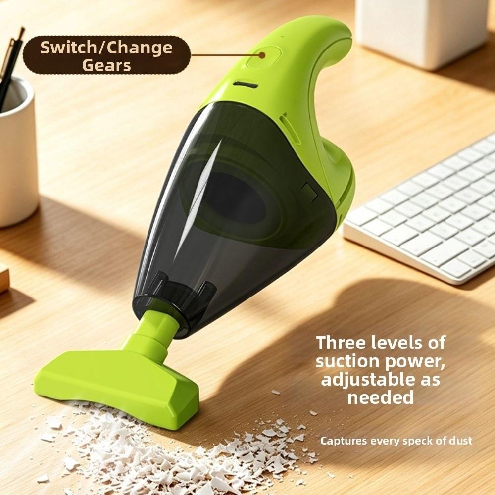 Compact PC Vacuum Cleaner Dust Collector Eraser Vacuum Low Noise Mini Desk Cleaner Offices