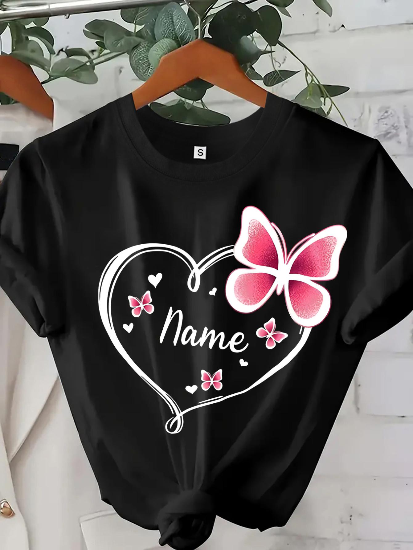 

Custom Text Personalized T-Shirt Business Team Logo Print Casual Top 4XL чорний