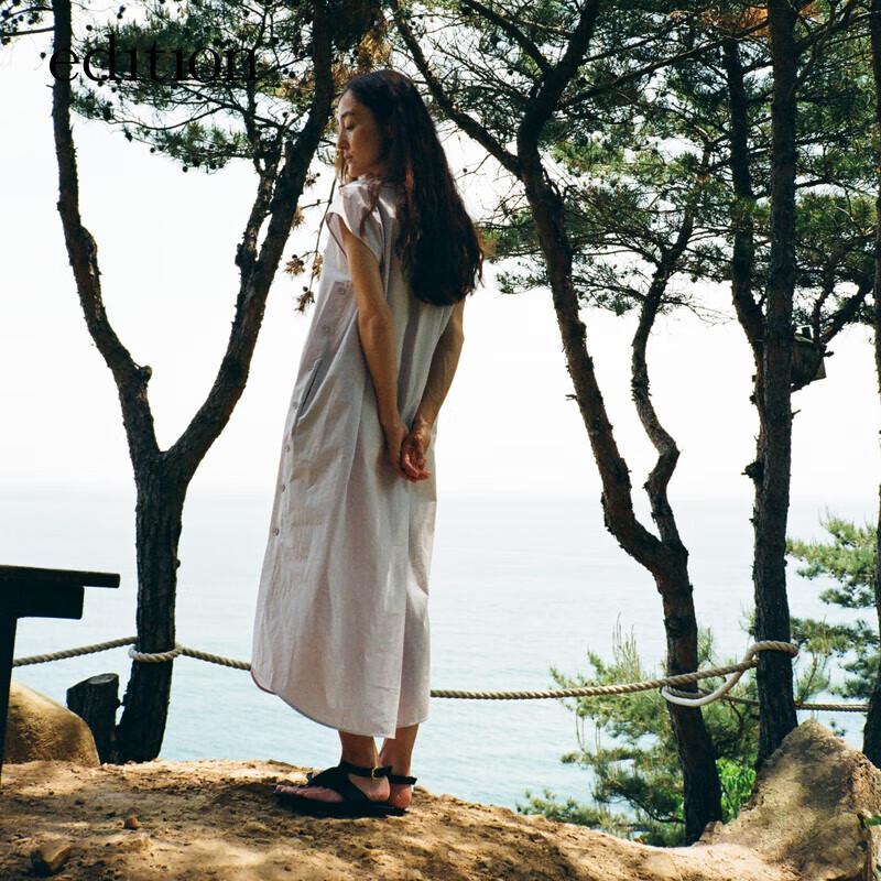 

Edition Women s Fly-Sleeve Commuter Shirt Dress M 165