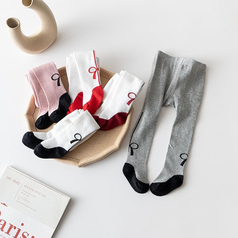 Baby Tights Spring Autumn Pantyhose for Kids Bow Girl Stockings Ballet Toddler Leggings Infant Panty PP Pants