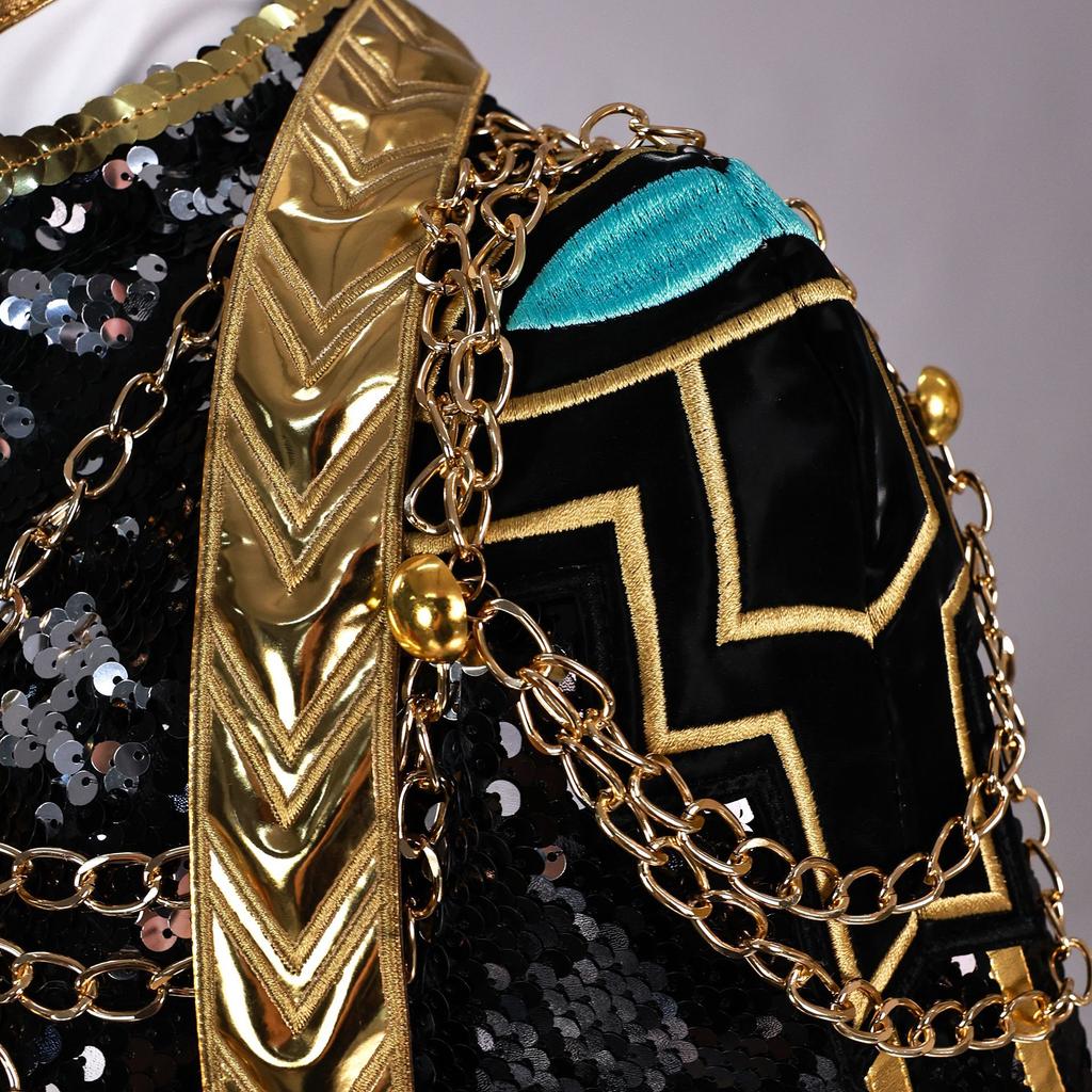 Spill KPop Demon Hunters Zoey Cosplay Kostyme Uniform Halloween Karneval Fest Jul Rollelek Klær Klær