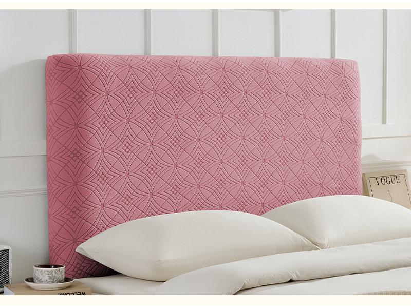 Jacquard Headboard Cover: Thickened, Dustproof, Non-slip, Wear-resistant, Elastic Slipcover & Backrest Protector