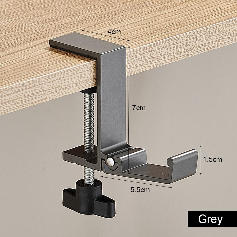 Adjustable Desk Edge Hook Punch-free Hanging Bag Hanger Removable Handbag Holders Foldable Multi-functional Table Hook
