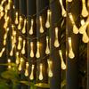 Water Droplets Solar String Lights Waterproof Outdoor 6M 30LED Solar Garland Lamp Decoration Christmas Wedding Party Garden