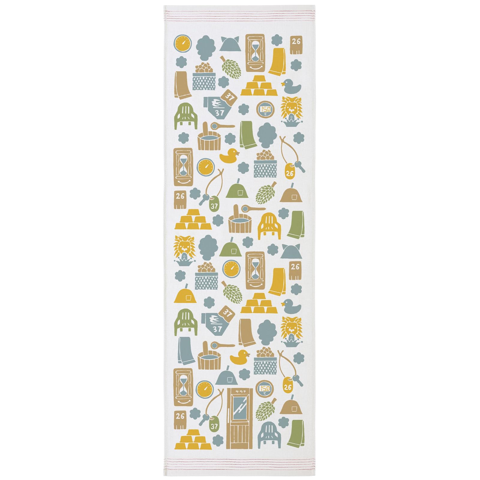 

Kontex Face Calendar Made in 33 x 100 Towel, Cloth 2023 Towel/Tenugui, Sauna Today, Japan, Gray, Approx. cm, 59725-007