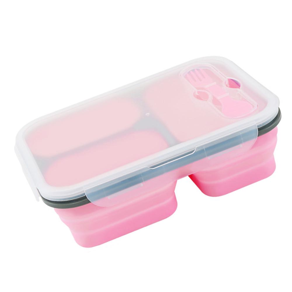 Silicone World 1300ml Silicone Collapsible Portable Lunch Box Large Capacity Bowl Lunch Bento Box Folding Lunchbox Eco-Friendly