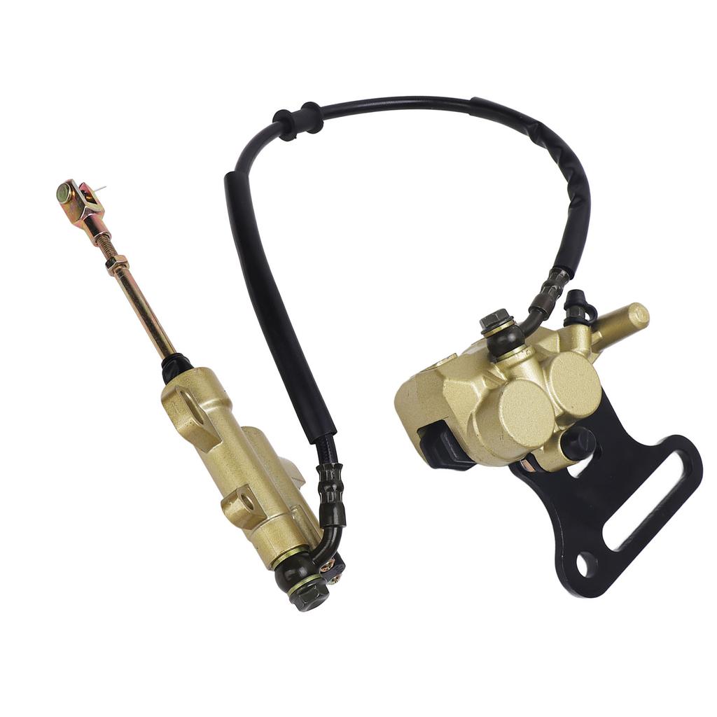 Rear Disc Hydraulic Brake Master Cylinder Kit Brake Master Cylinder Caliper Assembly for 50cc 70cc