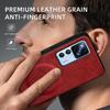 Für Xiaomi 12T 12T Pro PU Leder Magnetring Weiche Kante Anti-Sturz Anti-Fingerabdruck Handyhülle