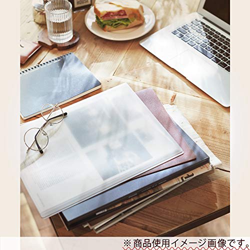KOKUYO File Clear Book Glassel Fixed Type A4 60 Sheets Off-White La-GL60W