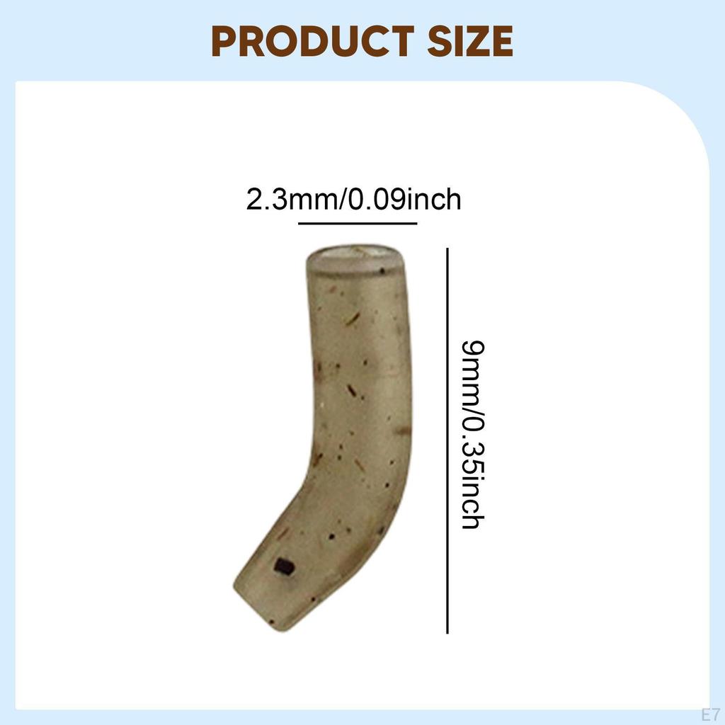 10 Kickers Cârlig Pescuit la Crap Manșoane de Cauciuc Montură Terminală Aliniator Linie Scurtă Manșon Anti-Încurcare