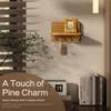 Multifunctional Wood Wall Key Rack Shelf For Organizing Keys Mail And Accessories Home Entryway