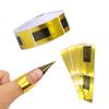 500pcs French Nail Form Tips Acrylic UV Gel Extension Curl Form Nail Gel Sticker Nail Art Guide Mold Manicure DIY Tool