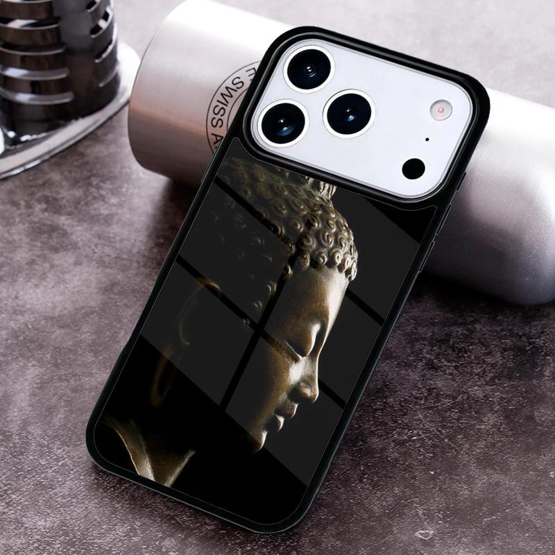 Buddha statue Vintage Phone Case For iPhone 17 16 15 14 13 12 11 Pro Max Plus 17Air Soft Silicone Cover