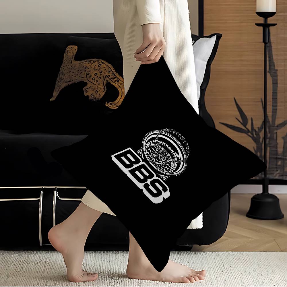Bbs Racing Car Cushion Cover Inches Farmhouse Decor Home Throw Pillow Covers For Couch Decorations