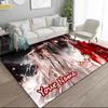 1PC Custom Name "Fantasy Duel Flames" Theme Floor Mat Ideal for Living Room, Game Rooms, Office, Bedroom,Floor Mat Playful Design