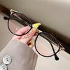 Round Eyeglasses Women Men Computer Anti Blue Light Glasses Frames Transparent Optical Fake Eyeglass Student Myopia Frame Oculos