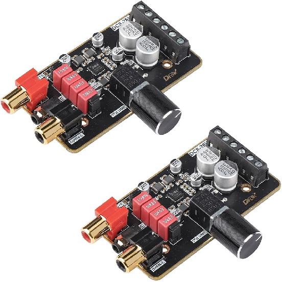 DROK 5W+5W Mini Audio Amplifier Board PAM8406 DC 5V Digital Stereo Power Amp 2.0 Dual Channel Class D Amplify Module for Speaker Sound System DIY