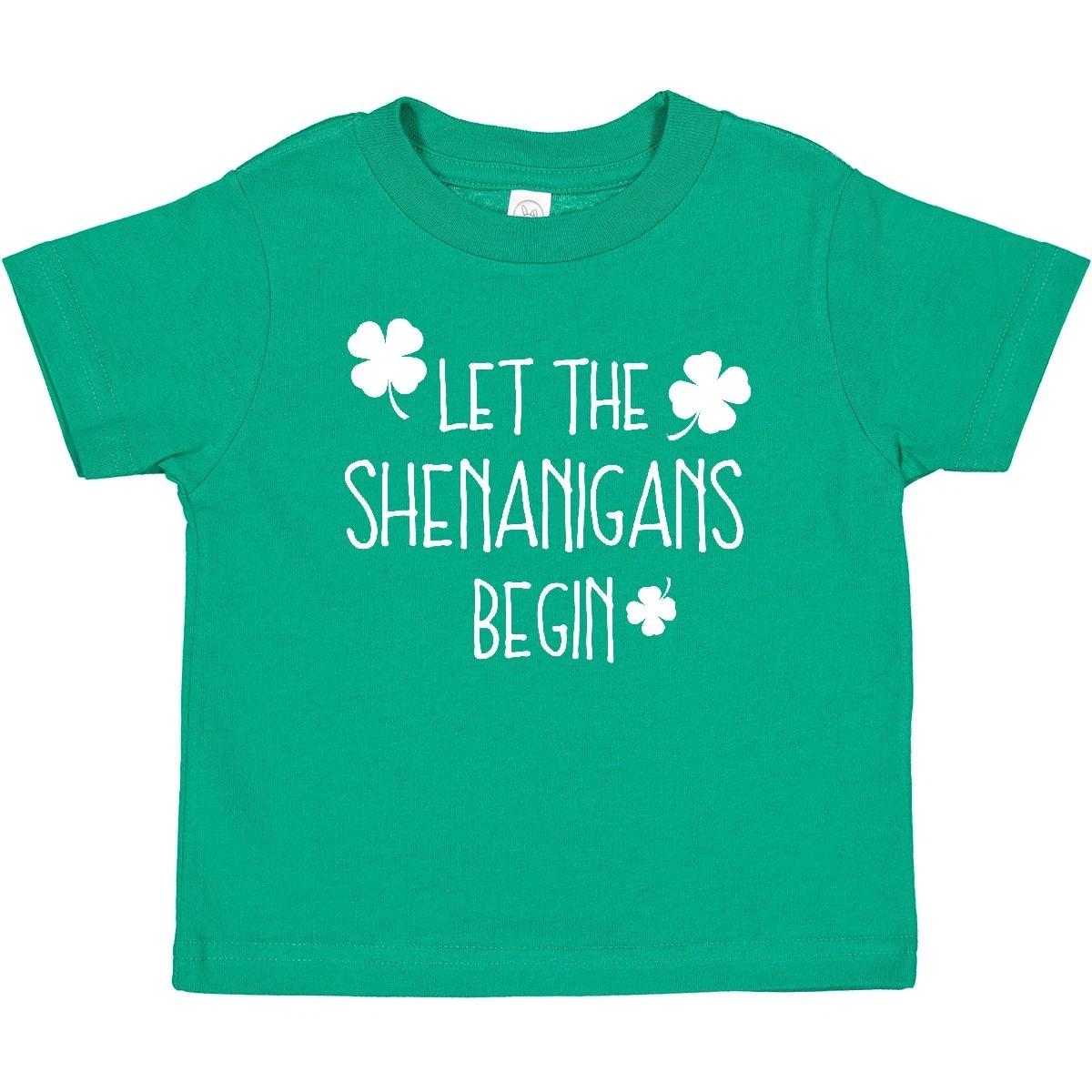 Inktastic Let The Shenanigans Begin Baby T-Shirt Patricks Shamrock Cute Irish 150