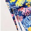 Watercolor coral fish school polyester microfiber beach towel is highly absorbent, suitable for swimming and beach outings