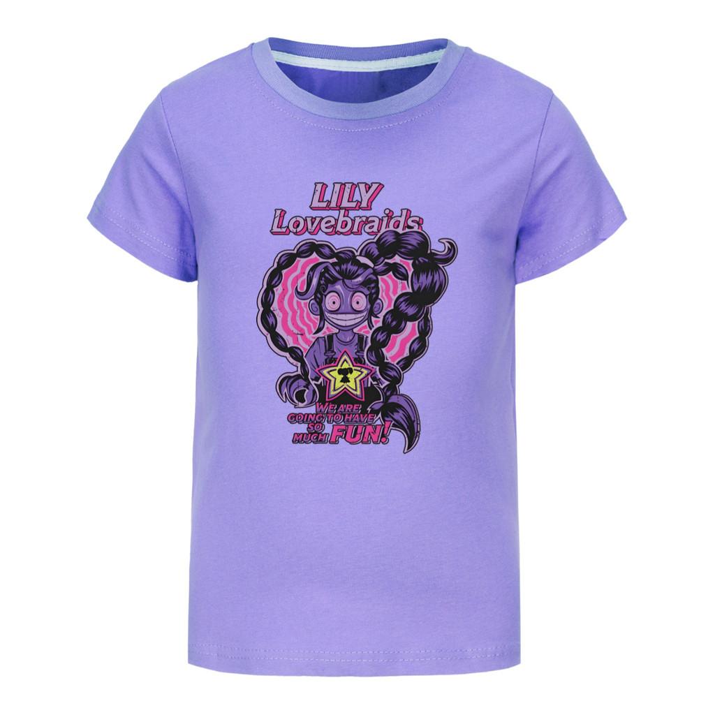 5581 Multi-Color Girls Lily Lovebraids Short Sleeves T-Shirt