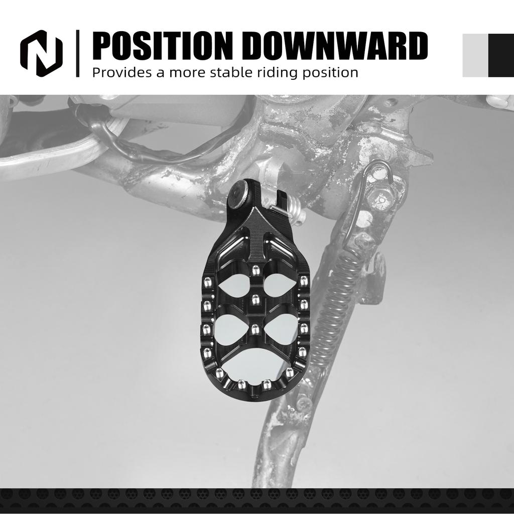 2024 For Suzuki DRZ400S 2000-2024 DRZ400SM 2005-2024 DR-Z400S DR-Z400SM Motorcycle Wide Foot Pegs Footrest Pedals 2023 2022 2021
