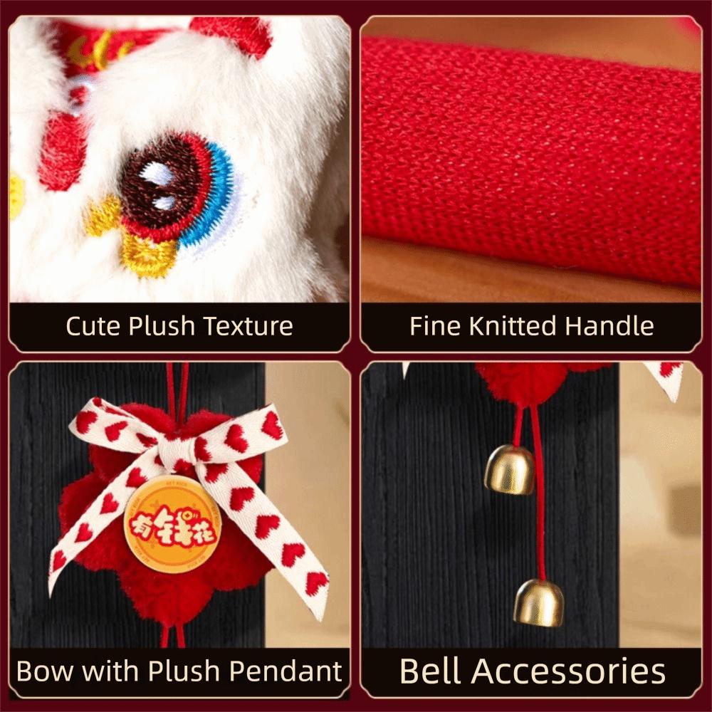 Anti-static Door Handle Protective Cover Dustproof Knitted New Year Door Handle Glove Antifouling Reusable