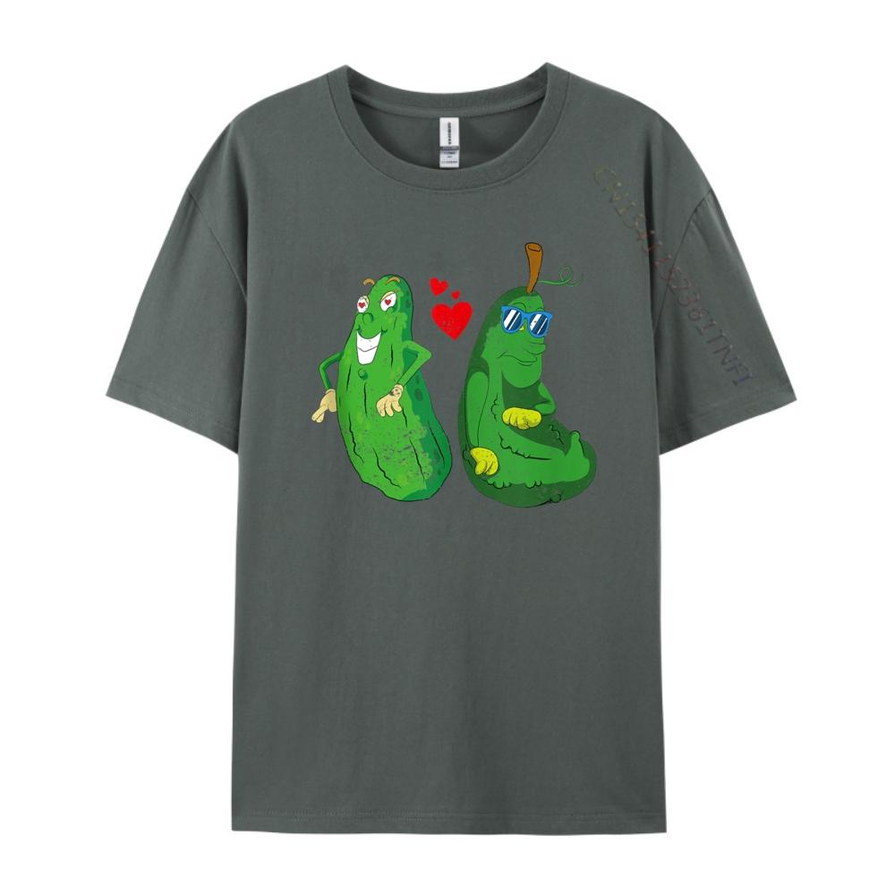 Cucumber Lover Funny Pickle Giftsvegetable Heart Cool Cucumber Lover Funny Sunglasses Pickle Green And White Graphic T Shirt