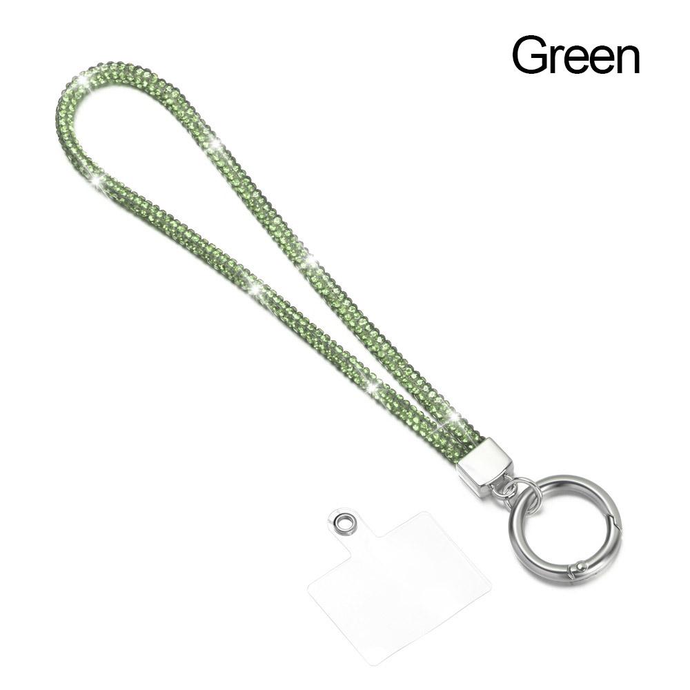 Telefon Diamant Kristall Handgelenk Riemen Glitter Strass Telefon Lanyard Schlüsselanhänger Hängen Anti-verloren Seil