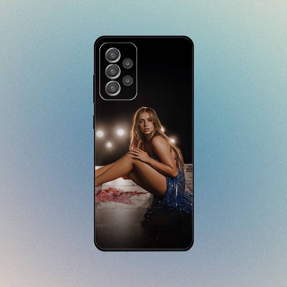 Singer T-Tate McRae Phone Case For Samsung S25,S24,S21,S22,S23,S30,Ultra,S20,Plus,Fe,Lite,Note,10,9,5G Black Cover