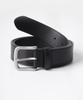 Beoteunseoul Minimal Square Leather Belt (Cowhide/Black)
