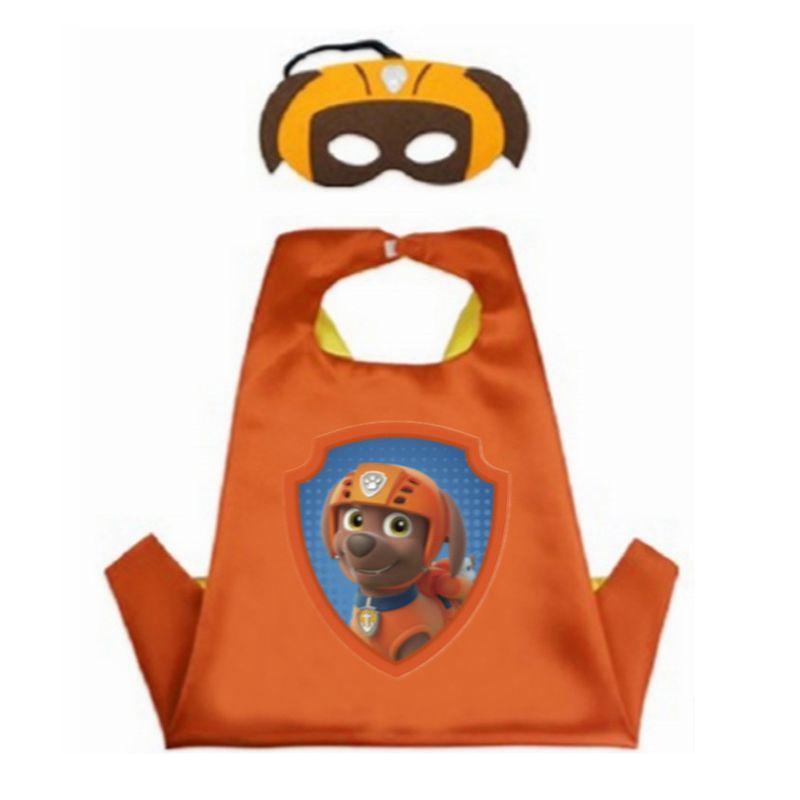 Poutavý kostým pláště a masky Tlapkové patroly pro cosplay na dětské maškarní večírky