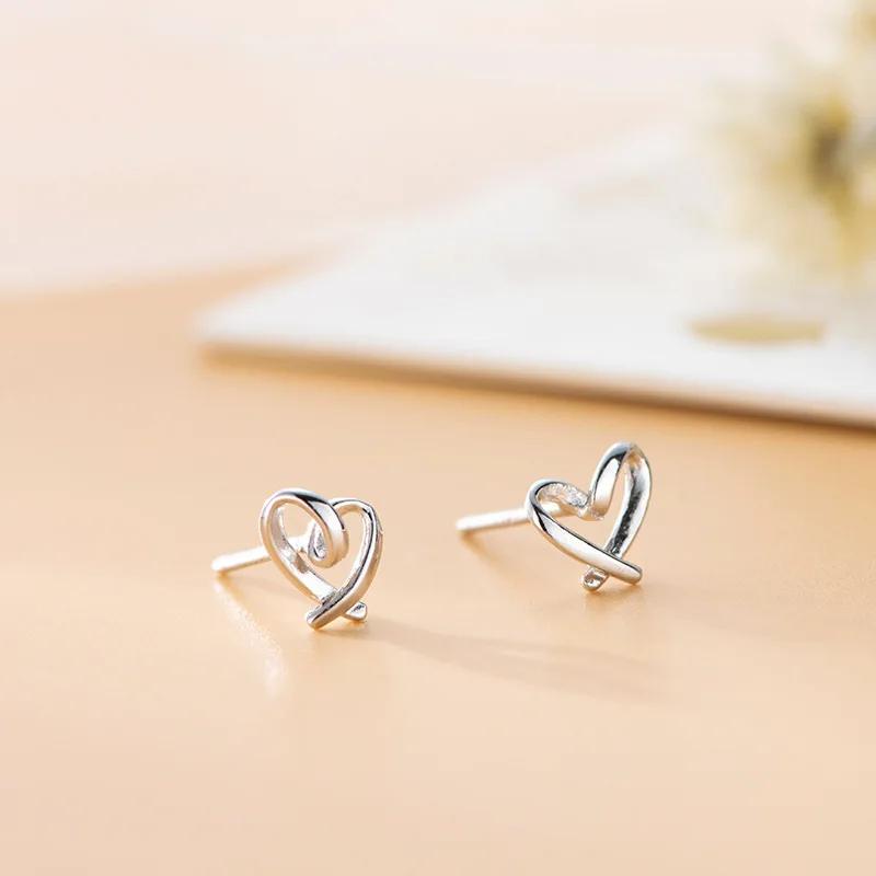 56 Types 925 Silver Zircon Puzzle Star Animal Geometric Stud Earrings for Women Fine Jewelry Minimalist Accessories