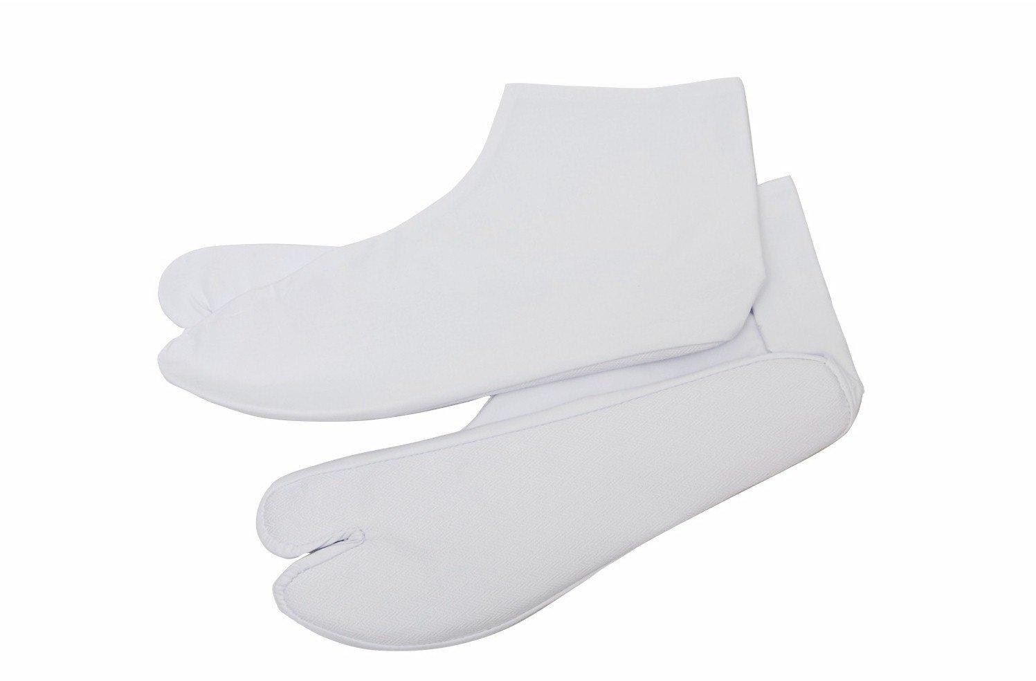 

Теплые ситцевые таби Курува с кохадзэ, носки таби с флисовой подкладкой, серебристо-белые, четырехпалые (Белый хлопок) [Сделано в Японии] (30см) белый